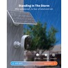 Security Cameras Wireless Outdoor, Solar Battery Powered 2k Color Night