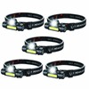 Skywolfeye Rechargeable Headlamp Super Bright LED Head Torch,Adjustable Beam,Lightweight Head