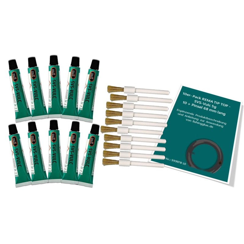 fishingglue.de SVS-Vulc Rubber Solution / Vulcanising Solution 5g + 10