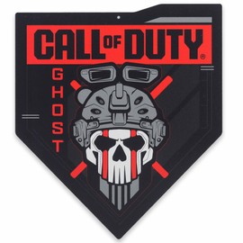 Call of Duty Modern Warfare 2 Ghost Pennant Metal Sign - Call of Duty Wall Decor for Game Room or Teen Room