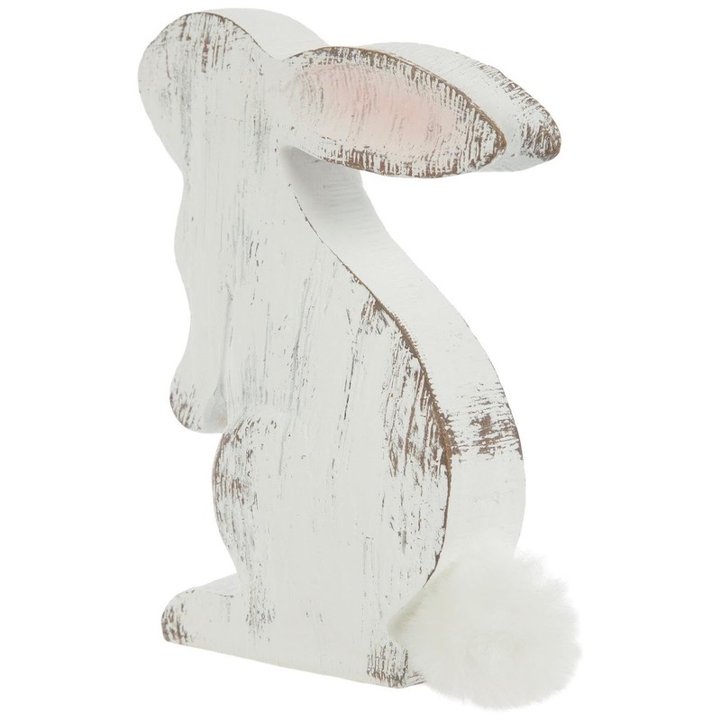 Hobby Lobby Standing Whitewash Bunny, Easter, Spring
