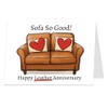 3rd Wedding Anniversary Card Leather Sofa Design Happy Third