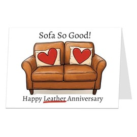3rd Wedding Anniversary Card Leather Sofa Design Happy Third