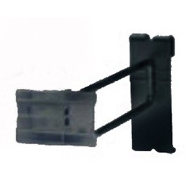 Black Scanning Peg Hooks 12 Inches - Case of 50