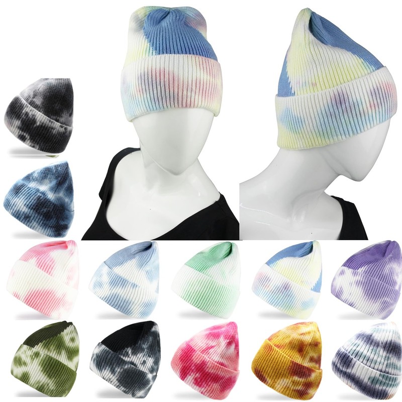 Glamexx24 Knitted Hat Unisex Colourful One Size Warm Beanie Winter