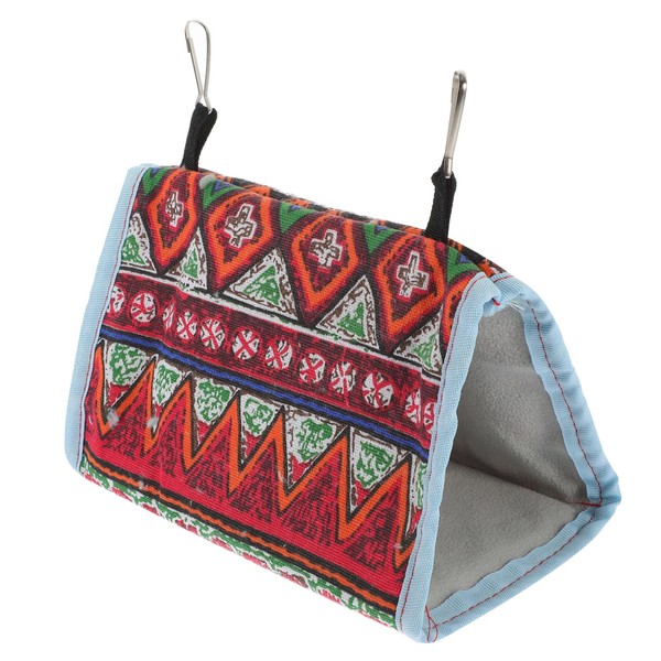 Totority Hanging Bird Bed for Parakeets Parrots Cozy Cotton Hammock