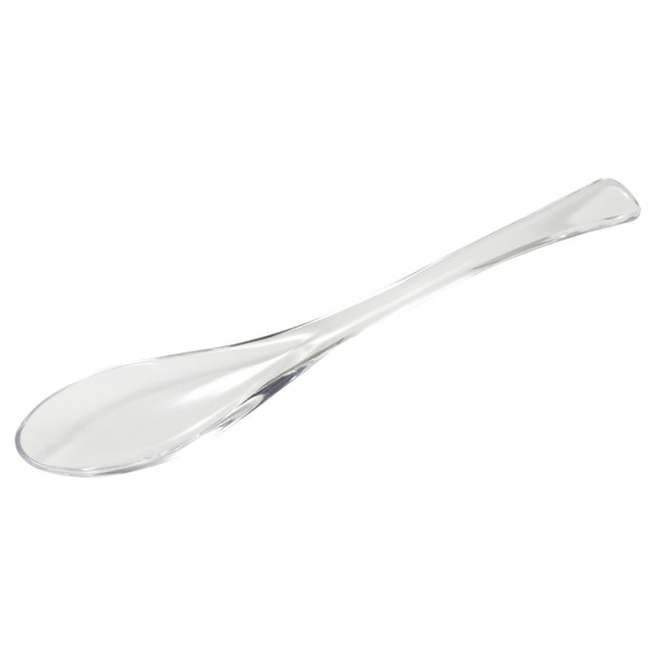 Plakira Transparent Spoon, Cutlery, Clear, Length 7.9 inches (20 cm), Dishwasher Safe, Heat Resistant to 222°F (100°C), For Camping, Outdoors, Glamping, Kids, Tritan Material, Made in Japan