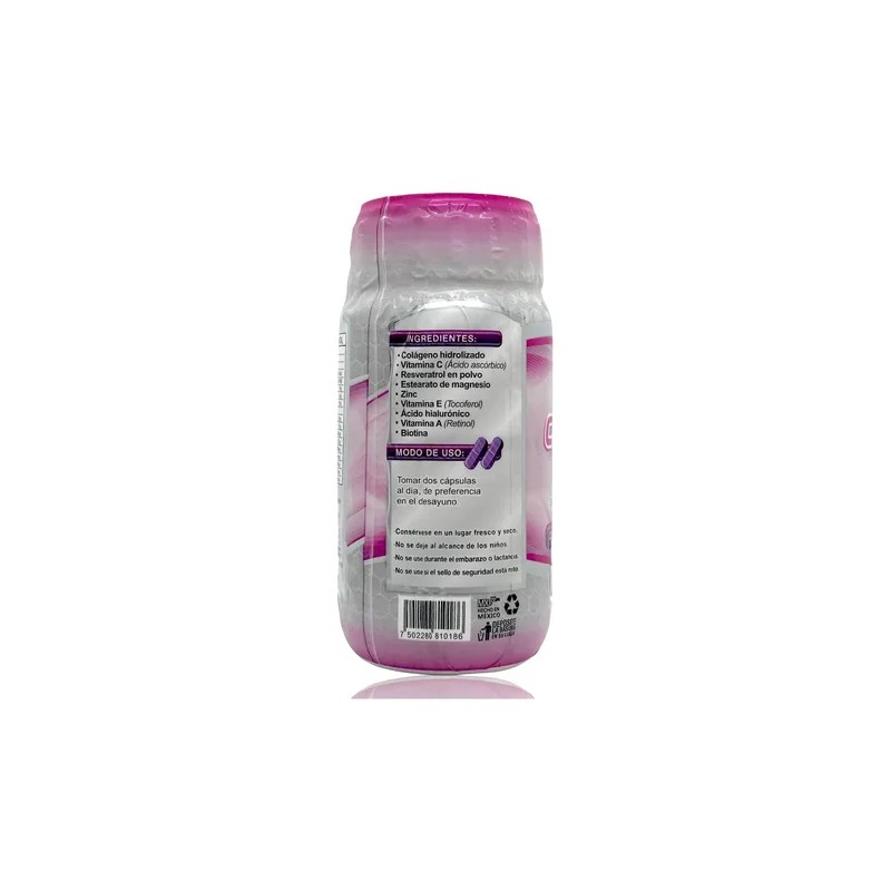 Colágeno Hidrolizado Biotina Collagen Skn 72 Caps 500 Mg Sup
