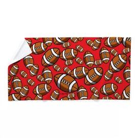 CafePress Football 30"x60" Absorbent Cotton Back, Soft Beach, Pool Towel