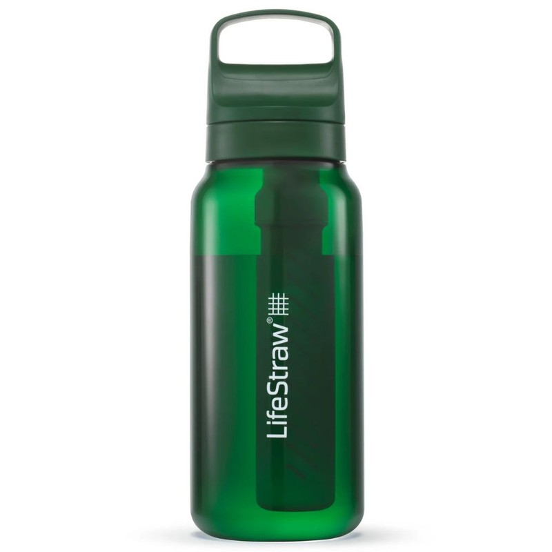 LifeStraw Go 2.0 Water Filter Bottle 1 Litre, Laguna Teal