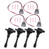 TRQ Ignition Coil Set Compatible with 2016 Nissan Murano