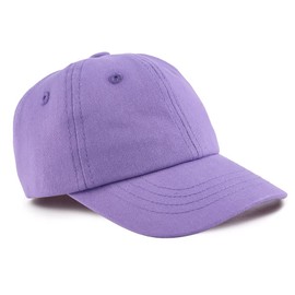 PEECABE Baby Boys Girls Plain Baseball Caps Cotton Toddler Hat Kids Classic Cap Children Sun Hats Spring Summer 1-5Y (54CM(6-10Y), Purple)