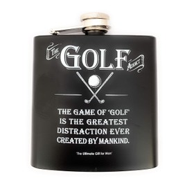 Arora Ultimate Gift for Man 8874 Golf Hip Flask, Multicolour, One Size