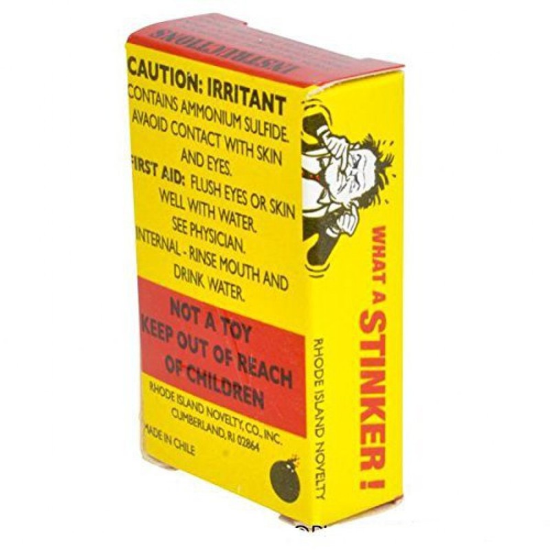 Rhode Island Novelty Stink Bombs Glass Vile Vials Novelty (Box