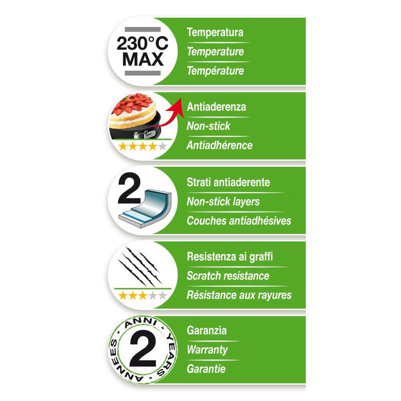 Guardini 188y1425 – Mould Oven Plumcake PTFE 25 cm