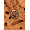 Battle-Merchant Hochmittelalter Schnalle aus Messing, Nr. 1 - Riemenbreite: bis