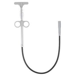 HARFINGTON Flexible Grabber Claw Pick Up Tool 24 Inch 4 Claws Stainless Steel Sewer Cleaning Hook Unclog Sink Sewer Hair Drain Cleaner Tool Sink Unclogger for Toilet Bathtub Sewer Grey