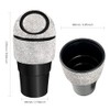 idain Bling Rhinestone Auto Garbage Can Car Trash Can with