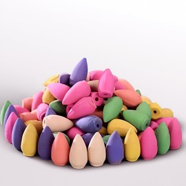 Pack of 300 Backflow Incense Cones Natural Aromatic Incense Cones for Air Purification Indert Anxiety and Tearness