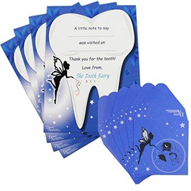 Tooth Fairy Gift Set ~ 8 Envelopes & 4 Certificates