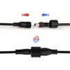 Liwinting Waterproof DC Extension Cord, Solar Light, 9.8 ft (3