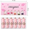 B?lsamo Labial Jelly Flower, 6PCS Crystal Clear Lipstick Set B?lsamos