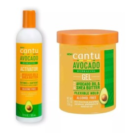 Cantu Aguacate Activador + Gel Hidratante Pack X2