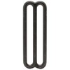 Double Loop Metal Strap Adjuster 2 Inch Black Plate SL-20020-13