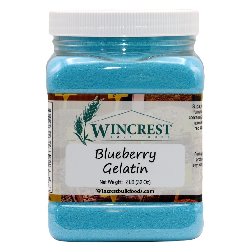 Instant Gelatin - 2 Lb Tub (Blueberry)
