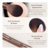 MAANGE Brochas para Maquillaje Profesional, 6 Piezas de Doble Punta