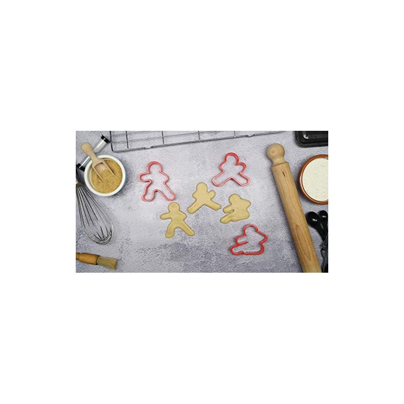 Goggly Ninjabread Men Cookie Cutters - Kung Fu Gingerbread 3