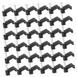 Operitacx 100Pcs Black J Hooks Wire Fixing Tools Durable Support Clamps for Easy Cable and Wire Management Lightweight Design for Convenient Storage and Strong Fastening Force