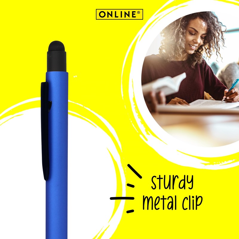 Online ballpoint pen, retractable ball pen made out of aluminum,