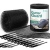 Home Intuition 2-Pack Leader and Gutter Guard from Leaves, Twigs,