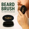 Portable Black Soft Bristle Hair Beard Brush