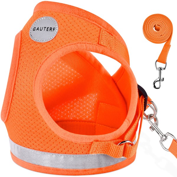 Cat Harnesses and Puppy Harness with Leashes Set, Escape Proof