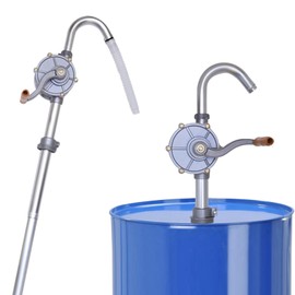 LYCARESUN 15 to 55 Gallon Drum Pump, Upgraded All-Aluminum Oil Transfer Barrel Pump, Hand Fuel Pumps for Diesel, Kerosene, Hydraulic Fluid