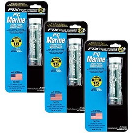 PC Products PC-Marine Epoxy Putty, 2 oz Stick, 3-Pack