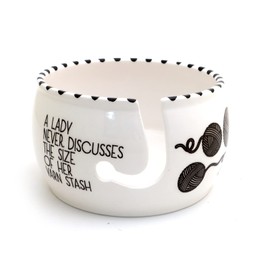Generic Yarn Bowl, Size of Stash, Yarnaholic