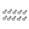 30Pcs Gesture Patches Love Heart Design Premium Cotton Strong Adhesion
