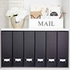 BLU MONACO Magazine Storage Containers 6 Piece Magazine File Holders