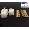 FlattenHill 12 Pin Way 2.8mm Automotive Electrical Wire Connectors Ebike Scooter Car