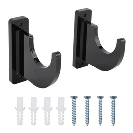2 PCS Sword Holder Acrylic Wall Mount Polished Strong Load Bearing Adjustable Sword Hook for Axes Knives Lightsabers