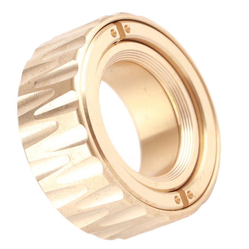Gears Fidget Ring Anxiety Relief Rotatable Portable Metal Magnetic Adults