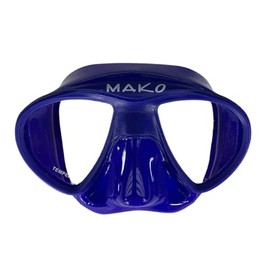 MAKO Minimus Freedive Mask – Ultra Low Volume Free Diving Mask for Spearfishing & Freediving – Wide Field of View – Super Low Profile – Travel Case Included Guarantee – Blu