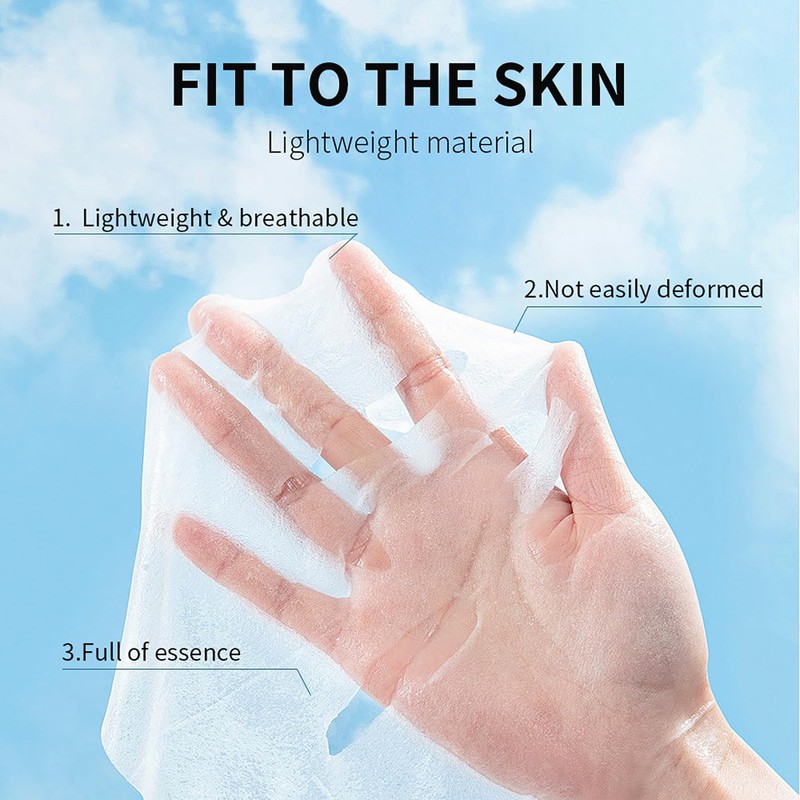 ARCHIDATE Moisturising Leaf Face Mask Pack of 6
