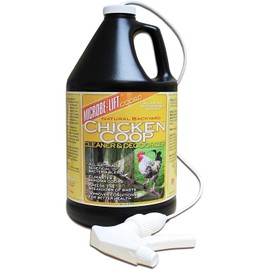 MICROBE-LIFT MICROBE-LIFT Chicken Coop Cleaner and Odor Eliminator, Use on all Surfaces and Supplies, Turns Chicken Poop Into Fertilizer, Ammonia Reducer, Highly Concentrated and Safe Formula, 1 Gallon