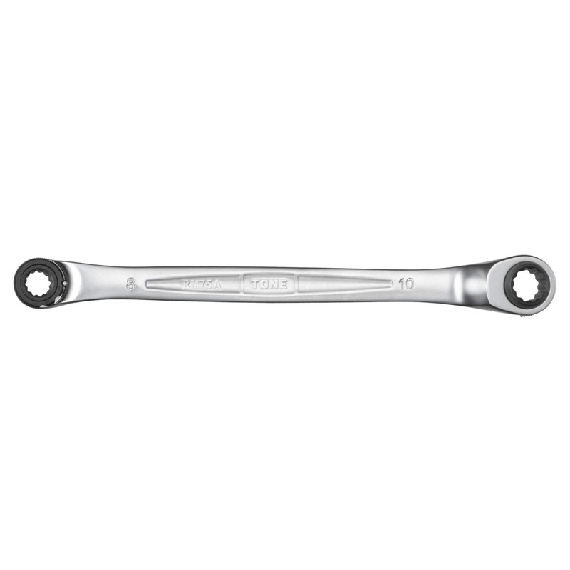 TONE RM75A-0810 75 Degree Double-ended Ratchet Glasses Wrench (Deep Hole