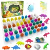 Ludihive Hatching Dinosaur Eggs Toys for Kids, 60 Pcs Grow