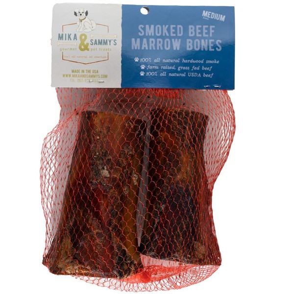Mika & Sammy's Smoked Beef Marrow Dog Bones for Medium